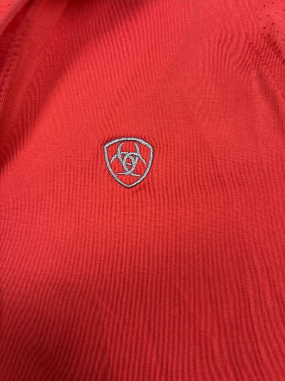 Ariat Tek Polo Shirt Women Medium 1/4 Zip Performance Equestrian Riding - Picture 3 of 10